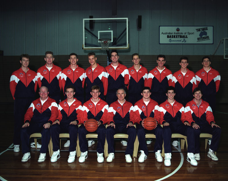 AIS Basketball program women's team photo 1991