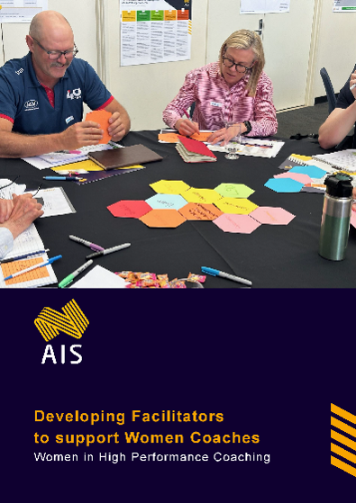 Developing facilitators to support women coaches