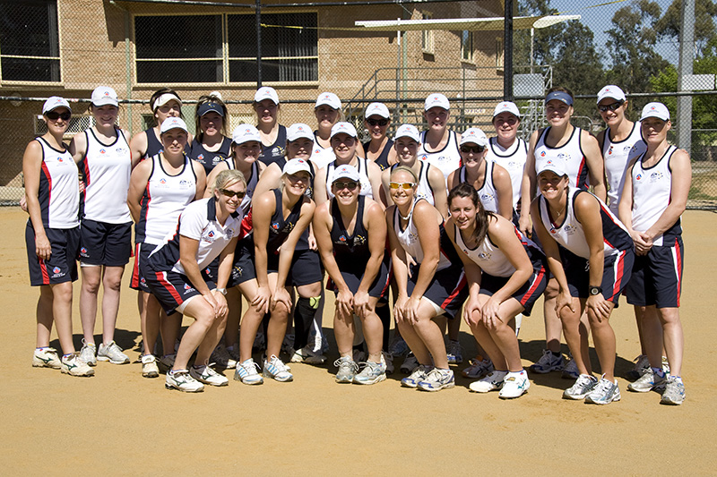 AIS Softball team photo from 2009