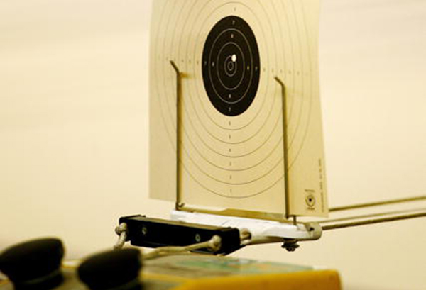 A competition shooting target