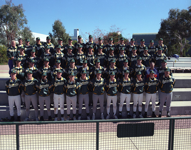 AIS Baseball team photo from 1995