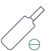 Icon of a cricket bat and ball
