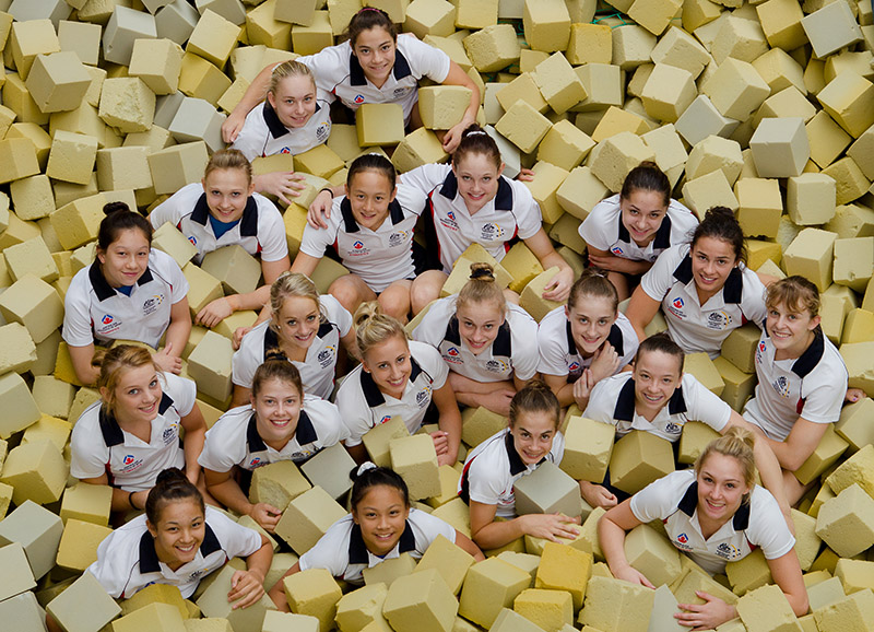 AIS Gymnastics program team Women photo 2012