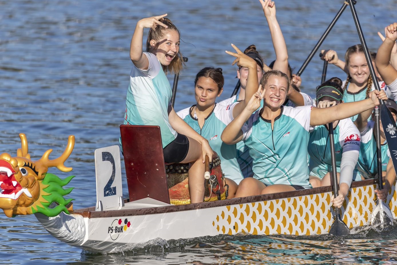 Sporting Schools - Students Dragon boating