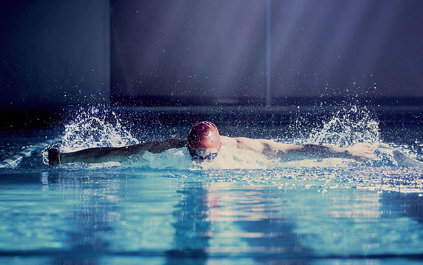 person swimming