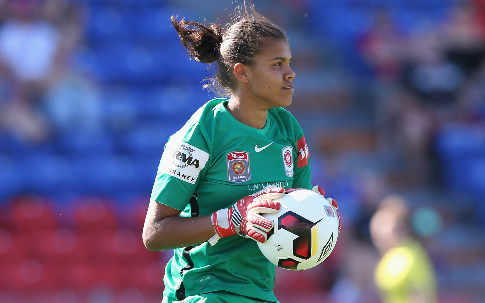 Jada Whyman in action for the Western Sydney Wanderers