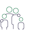 Two adults and two children standing together