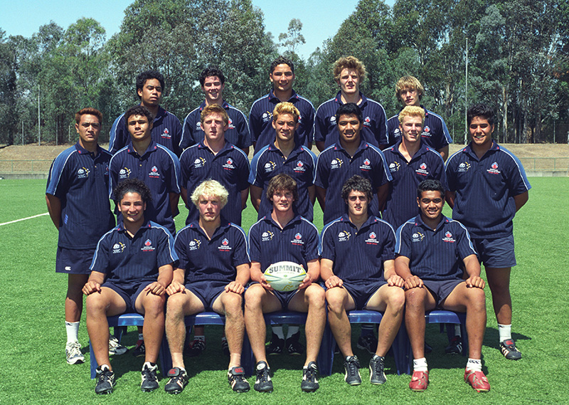 AIS Rugby Union team photo from 2004