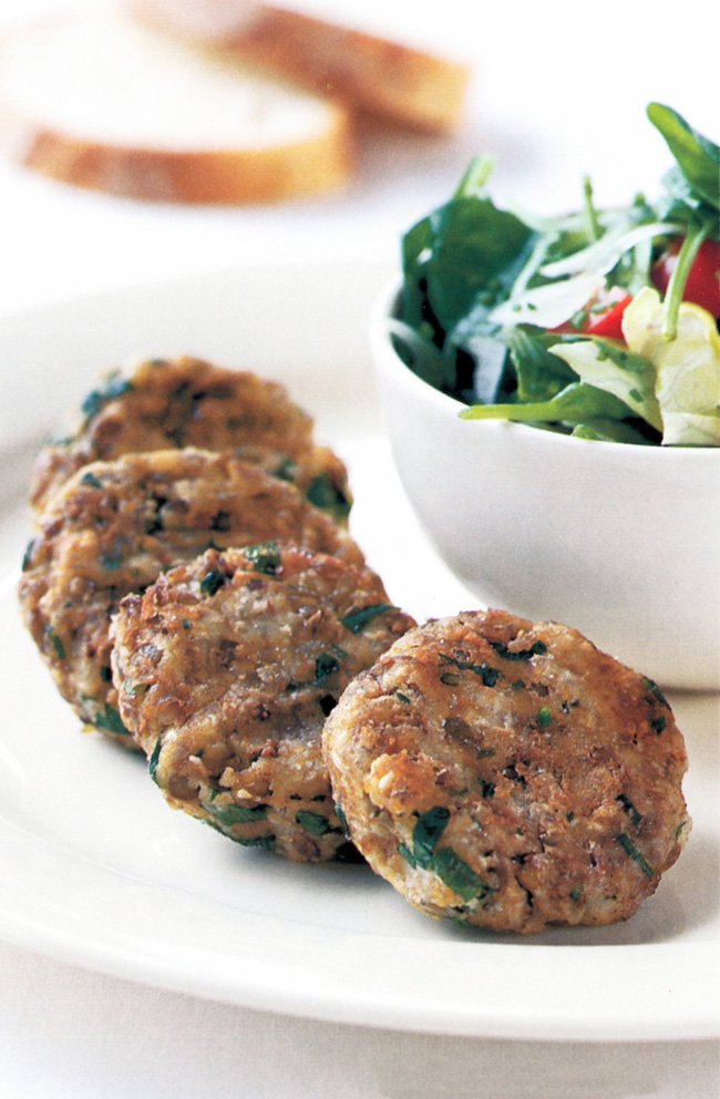 HINT: These patties freeze well uncooked; thaw before cooking. Vary with a mix of red and green lentils. canned lentils may be used to save time