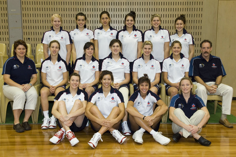 AIS Basketball program women's team photo 2006