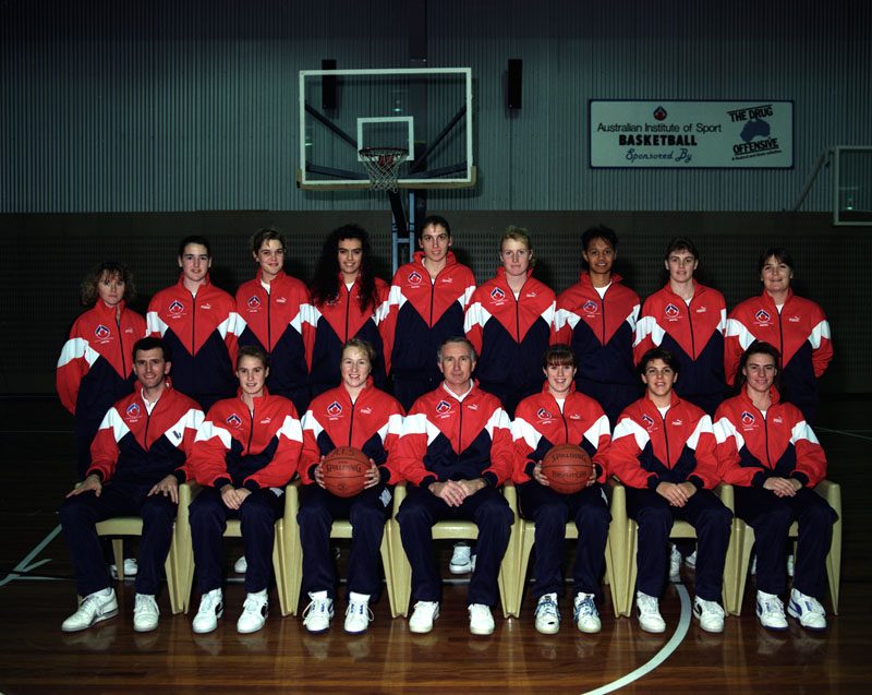 AIS Basketball program women's team photo 1991