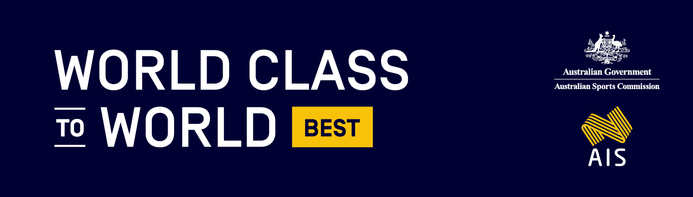 World Class to World Best. With the AIS and ASC logos on the side.