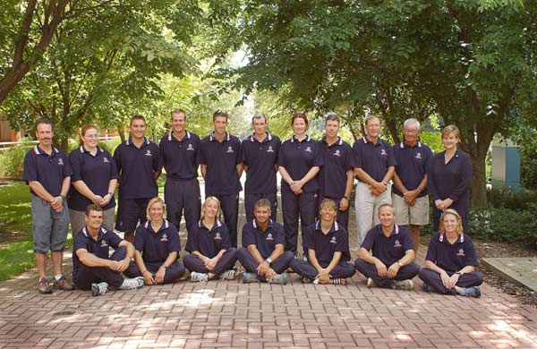 AIS Sailing team photo from 2002
