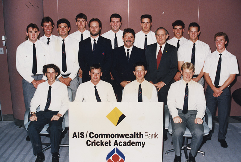 AIS Cricket team photo from 1992
