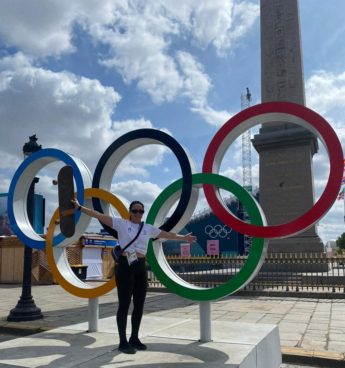 Shari Duffy a Skateboarding Park Judge at the Paris 2024 Olympics
