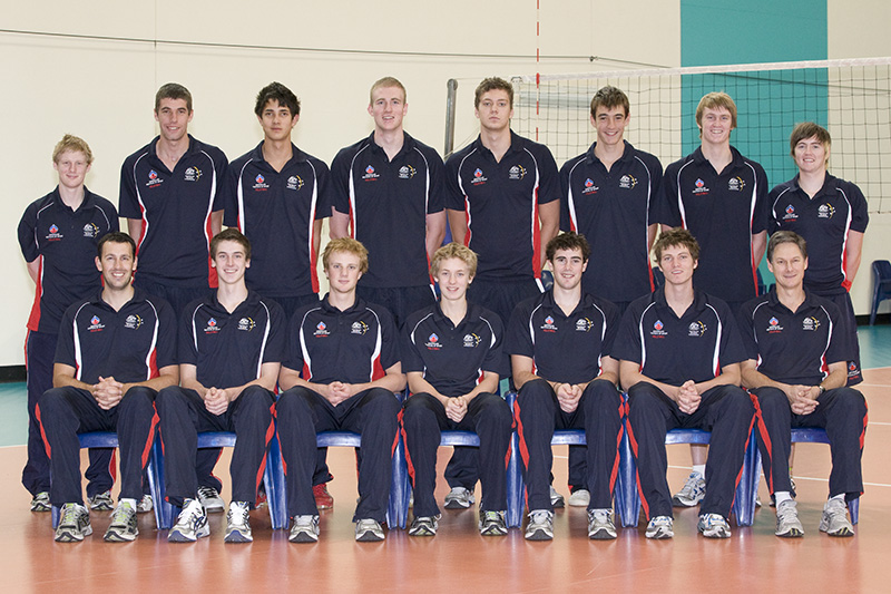 AIS Volleyball team men photo from 2009