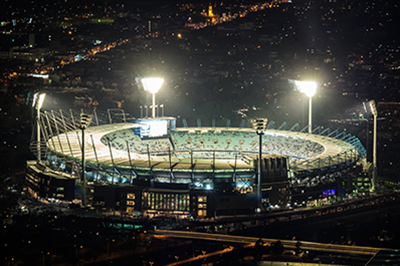 Melbourne Cricket Ground (MCG) at night