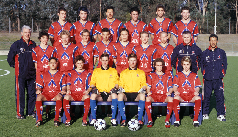 AIS Men's Football program team photo 2003