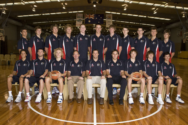 AIS Basketball program men's team photo 2009