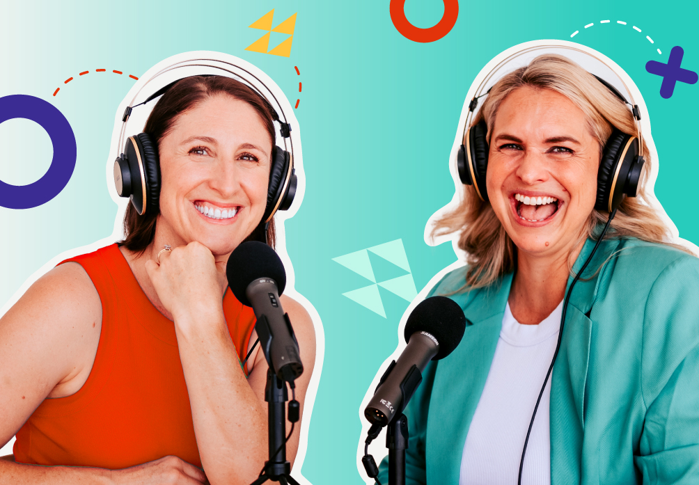 Image of Georgie and Libby Trickett from the Sportish podcast