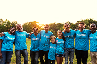 Group of volunteers