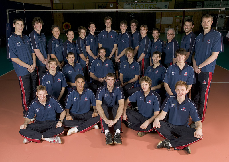 AIS Volleyball team men photo from 2005