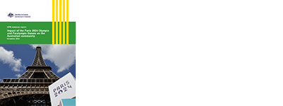 Front cover of the impact of Paris 2024 report