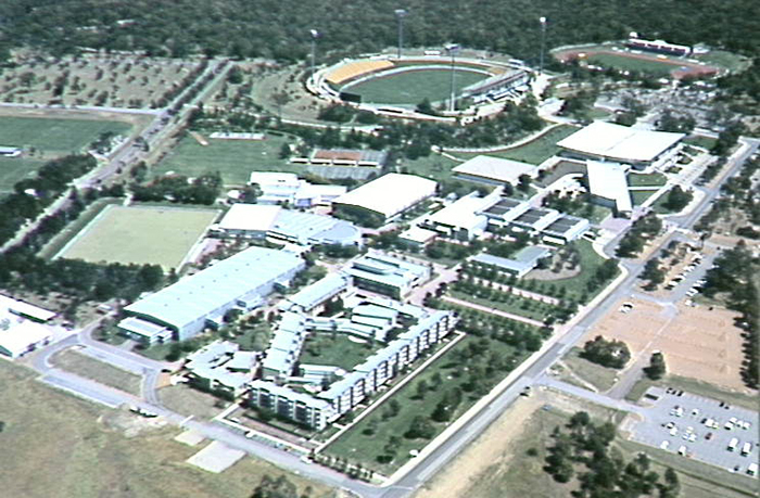 AIS Bruce campus aerial view 1997
