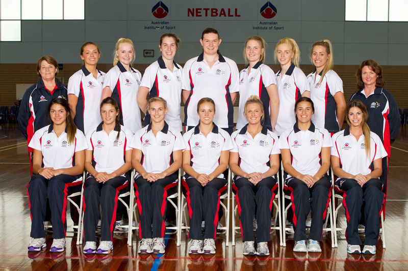 AIS Women's Netball Team Photo 2012