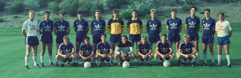 AIS Football program team photo 1988