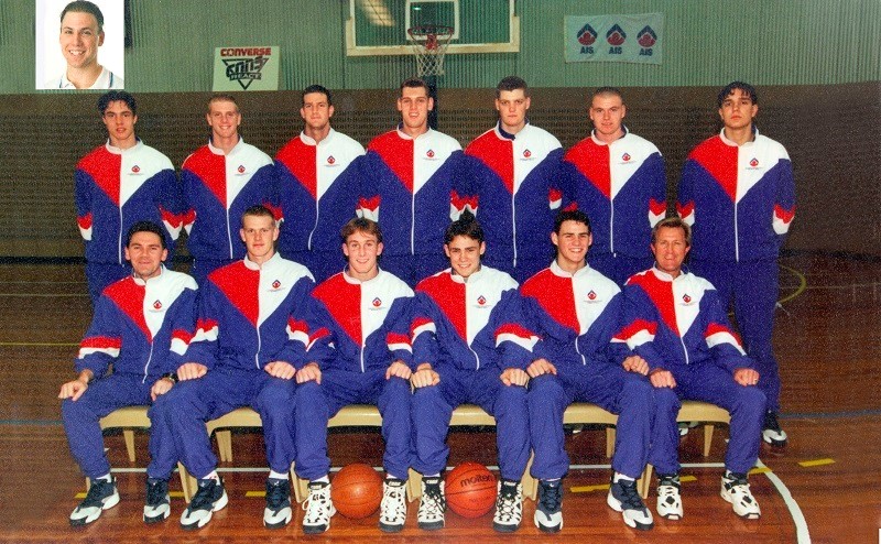AIS Basketball program men's team photo 1995