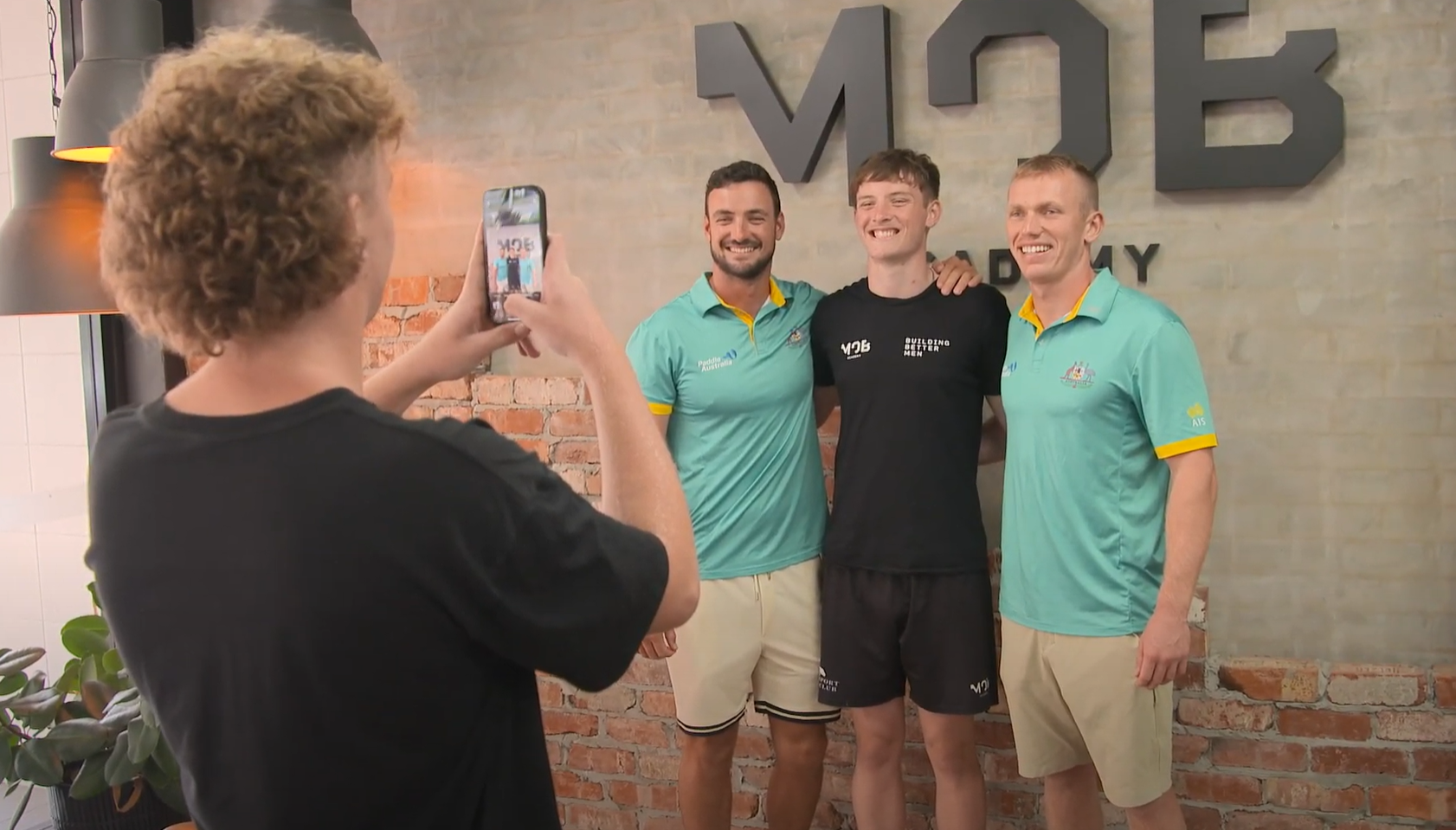 Olympic Sprint Kayak team at MOB Academy