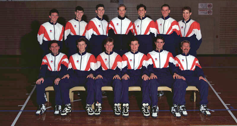 AIS Basketball program men's team photo 1993