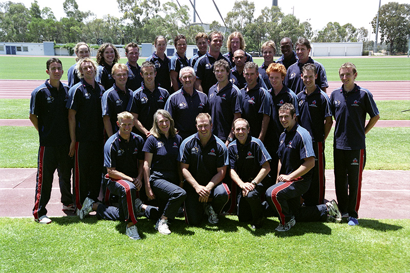 AIS Athletics team photo from 2005