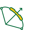 A bow and arrow