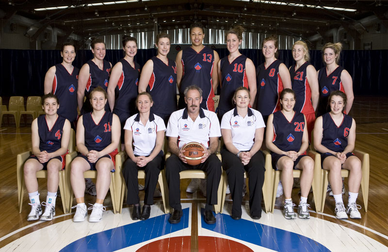 AIS Basketball program women's team photo 2008