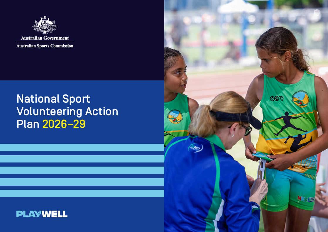 front cover of national sport volunteering action plan