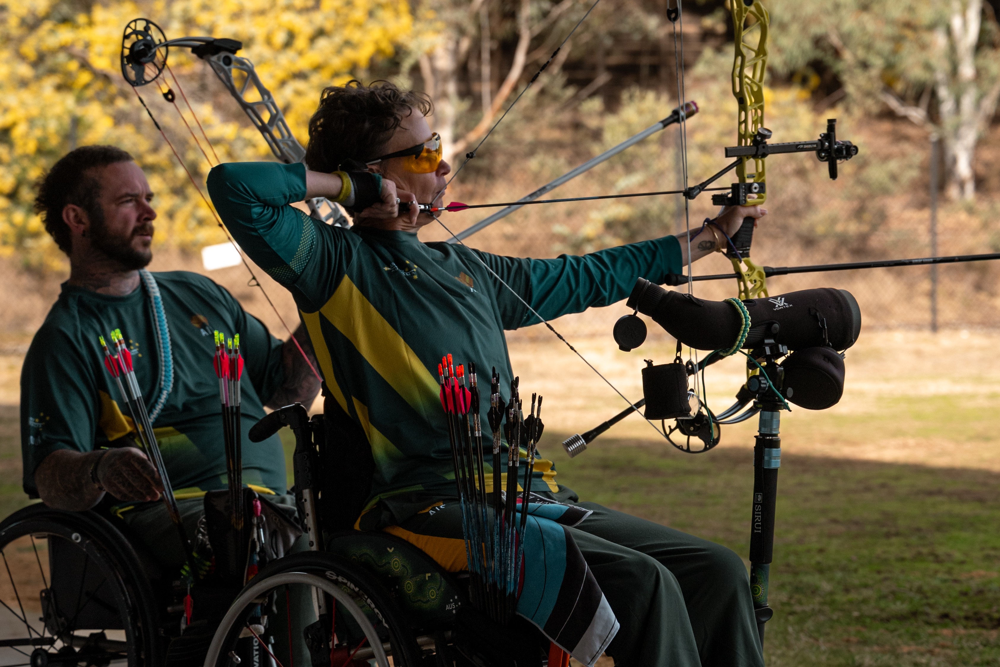 Archery Australia Para team at the AIS ahead of the World Archery Para Championships