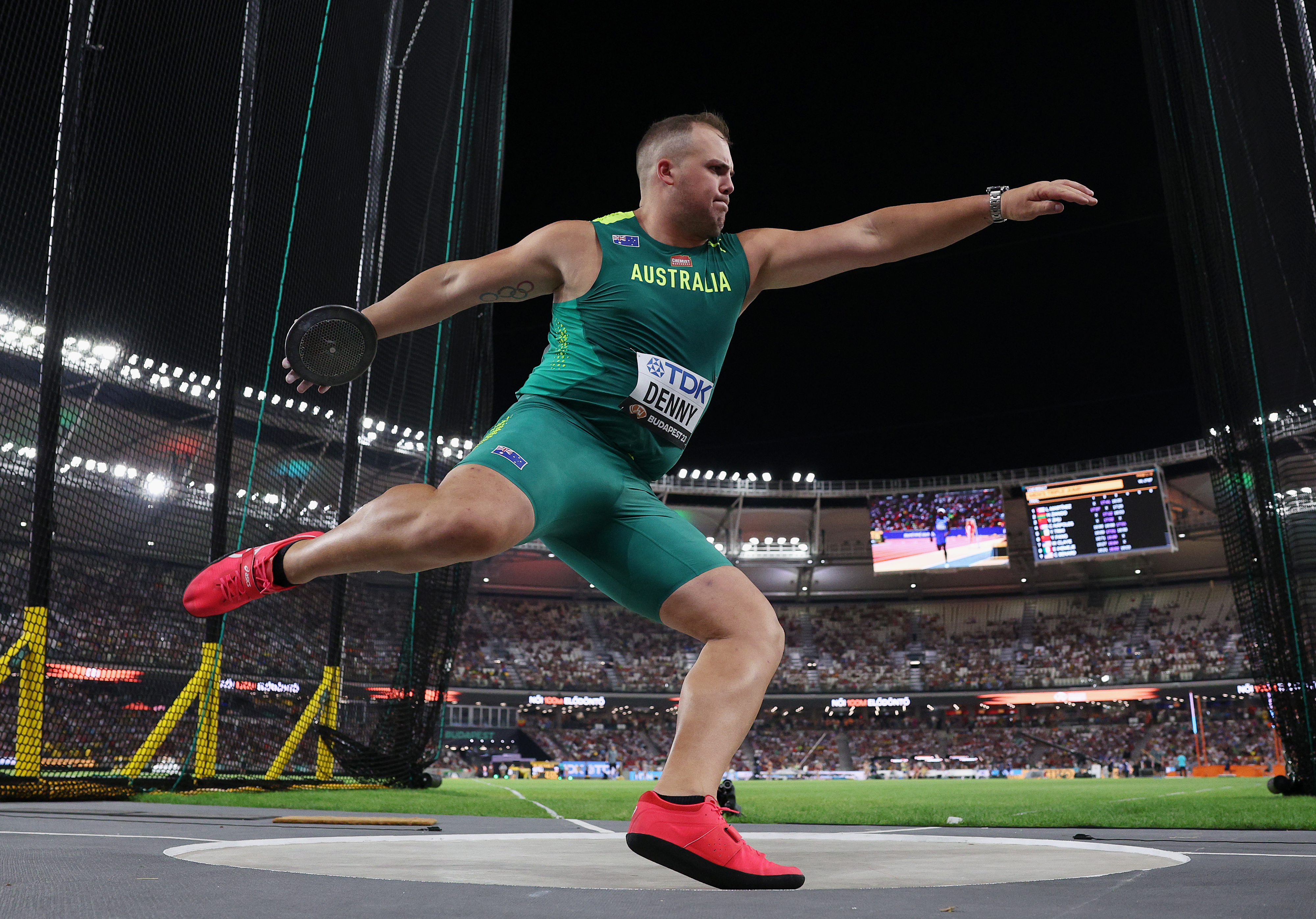 Australian Olympic discus thrower Matthew Denny