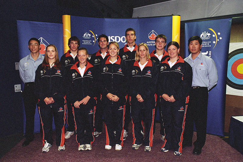 AIS Archery team photo from 2003