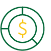 A circle with a dollar sign in the middle