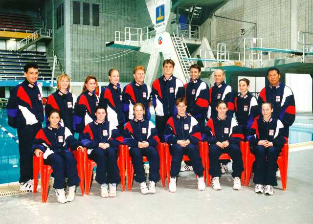 AIS Diving team photo from 1996