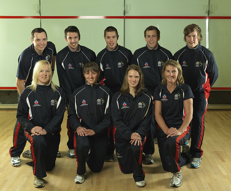 AIS Squash team photo from 2009