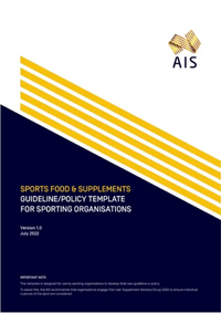 Sports Food and Supplements
