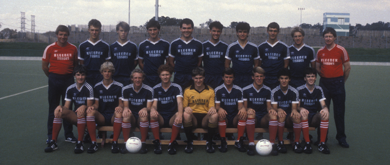 AIS Football program team photo 1985