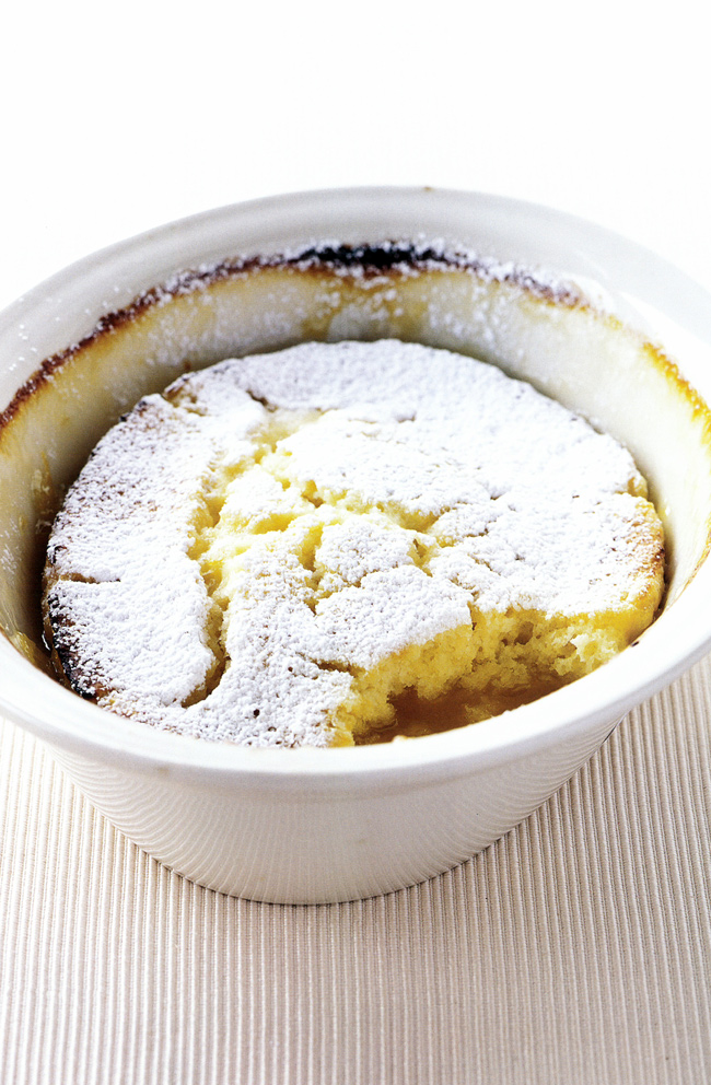 Tips: Serve immediately — if you allow the pudding to
stand, the sauce will be absorbed back in to the cake.
You can substitute the lemon with orange or lime, or
try a combination of all three citrus fruits