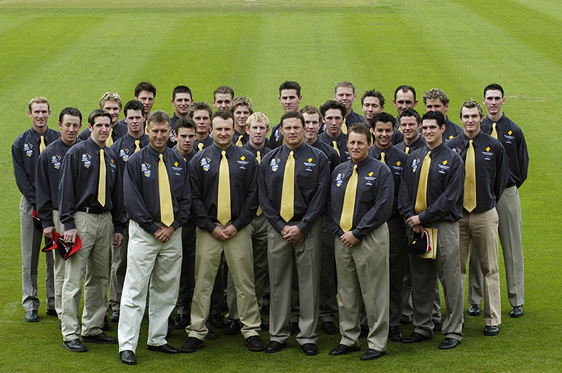 AIS Cricket team photo from 2003