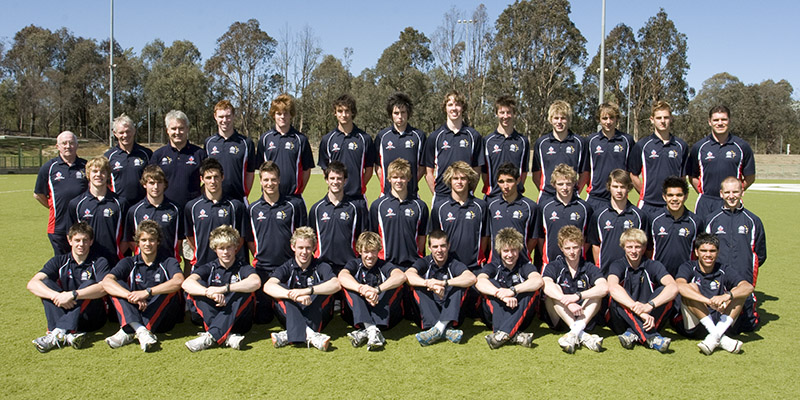 AIS AFL team photo from 2007-2008