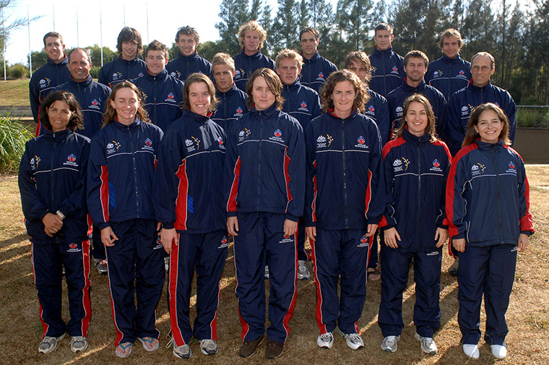 AIS Canoe Slalom team photo from 2006