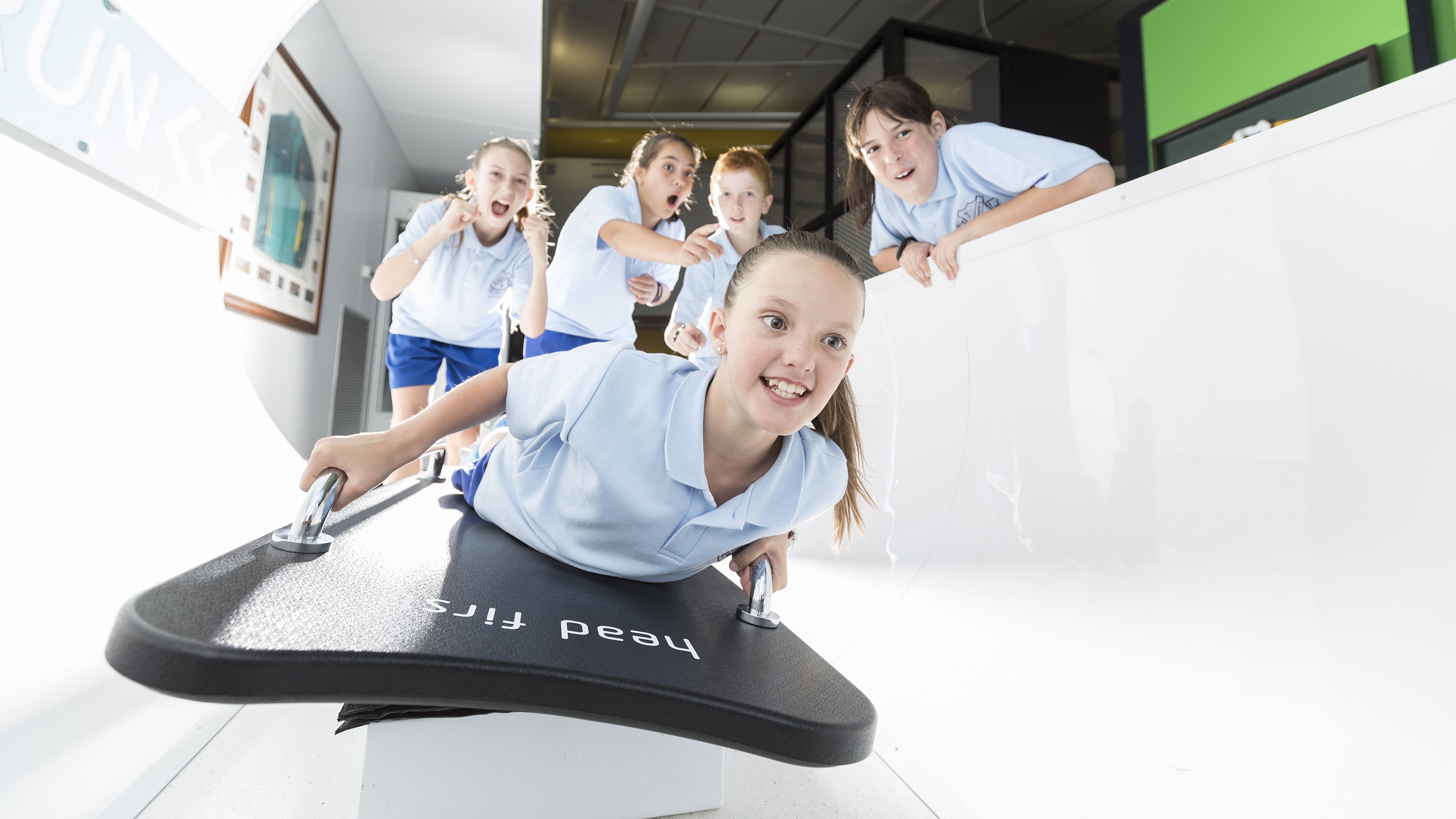 School group at Sportex